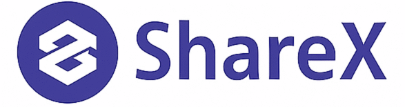 sharex1 link  login and register page